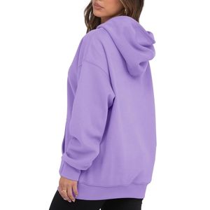Sudadera con Capucha Extra Grande para Mujer con Logotipo Personalizado, Ligera, Informal, para Gimnasio, Entrenamiento, Ropa Deportiva de Alta Calidad, Venta al Por Mayor OEM - Product Image 2