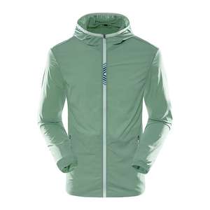 Chaqueta Impermeable con Capucha, Cortavientos, Ligera, para Hombre, Ropa Deportiva para Exteriores - Product Image 3