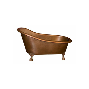 Baignoire en cuivre de style moderne de qualité exceptionnelle avec une nuance mate de bronze Baignoire en cuivre élégante à des prix abordables - Product Image 4