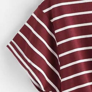 T-shirts courts personnalisables pour femmes, style vintage, écologiques, séchage rapide, respirants, col rond, en toile de haute qualité, pour l'extérieur - Product Image 5