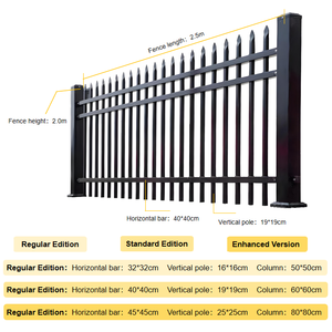 'W' Section Palissade <span class=keywords><strong>Sécurité</strong></span> Clôture Kit Cour <span class=keywords><strong>Escalier</strong></span> Clôture pour Décoration <span class=keywords><strong>Sécurité</strong></span> - Product Image 6