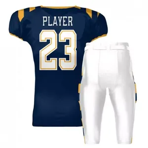 Ropa de fútbol americano profesional personalizada, cómoda, de secado rápido, de manga corta, último diseño, conjuntos de uniformes transpirables - Product Image 6