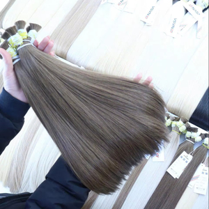 ผมต่อแบบหนา100กรัมสีเข้ม26นิ้วผมแบบผู้บริจาคเดี่ยว - Product Image 1