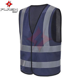 Gilet de sécurité haute visibilité ANSI Classe 1 imperméable avec poches zippées, logo personnalisé, réfléchissant, vêtement de travail professionnel - Product Image 5