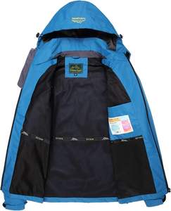 Veste coupe-vent légère résistante à l'eau pour hommes Équipement d'extérieur d'hiver élastique respirant et confortable - Product Image 1