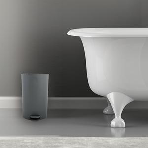 Cubo de basura con pedal Osaki de 3 litros en gris - Product Image 5