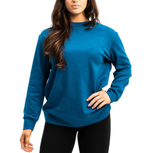 Sudaderas con capucha y sudaderas de mujer de talla grande transpirables de gran tamaño con cuello redondo de invierno de Pakistán Servicio OEM 360g - Product Image 1