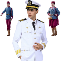 Trajes de Año Nuevo Estilo Vintage al por Mayor para Desfiles, Uniformes para Actuaciones, Disfraces Unisex de Poliéster para TV y Cine