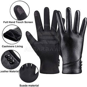 Guantes de Piel de Oveja de Alta Calidad, Nuevo Diseño, Cómodos y Elegantes para el Invierno - Product Image 4
