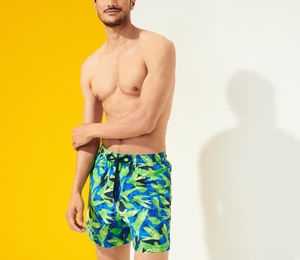 Pantalones Cortos Casuales de Lona de Secado Rápido para Hombre, Talla Grande, Verano, Estampado por Transferencia de Calor, Ecológicos, MOQ Bajo, Cintura Media Elástica - Product Image 2