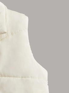 Gilet rembourré pour femme Manteaux d'hiver Manteaux à bulles sans manches Gilet bouffant sur mesure à vendre - Product Image 3