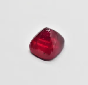 Natural Ruby Sugarloaf Cabochon Flat Back Natural Loose Gemstone For Jewelry Makings Calibrated 3 mm To 20 mm Smooth Polish