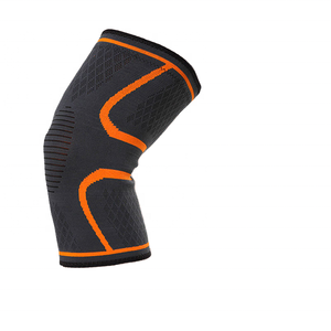 Genouillère de compression légère et respirante en nylon et spandex épais avec logo OEM pour basketball et baseball - Product Image 1