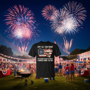 T-shirt Promozionale: Pianta Tristamente Quanto Vuoi, Lui Fa Esattamente Quello Che Mi È Costato Assumere - Product Image 3