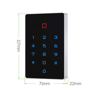 Teclado de Control de Acceso Inteligente WiFi, Aplicación Tuya, Sistema de Entrada con Contraseña RFID, Teclado de Seguridad Inalámbrico para el Hogar y la Oficina