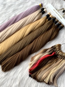 Anneau de couleur de cheveux humains de haute qualité Balayage Ombre Remy nuancier anneau de couleur Extension de cheveux à vendre - Product Image 2