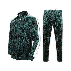 Conjunto Deportivo Informal de Terciopelo Estampado con Capucha para Invierno - Product Image 6