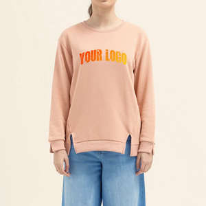 Sudadera con Capucha de Estilo Casual de Invierno para Mujer, Talla Grande, Transpirable, de Forro Polar, Impermeable, 100% Algodón, Diseño con Logotipo en la Espalda - Product Image 1