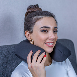 High Quality Comfortable Cooling <b>Memory</b> <b>Foam</b> Orthopedic U-Shape Neck Support Anti-Sweating PU <b>Travel</b> Bed <b>Pillows</b>-Various Color - Product Image 6