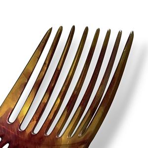 Peine de cuerno de búfalo hecho a mano, herramienta de aseo Natural antiestática para cabello y barba, peine ecológico de calidad superior - Product Image 5