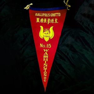 Mystic Mokanna arte popular histórico bordado Banner alta calidad 2025 masónico Washington DC Grotto Banner raro Mason Banners - Product Image 2