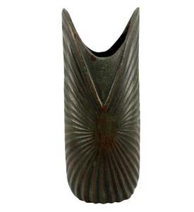 Metal Table Top Decorative Flower Pot round Shape for Home Decoration Handcrafted Modern Patina Finishing Aluminum Vase Casted - Product Image 5