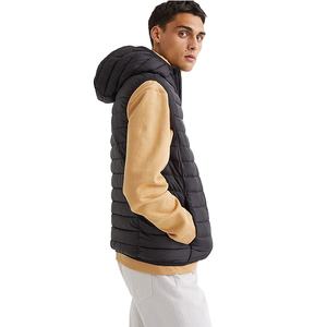 Chaqueta de invierno para hombre, precio de fábrica, oferta, con cremallera completa, corte ajustado, transpirable, 100% poliéster, sin mangas. - Product Image 5