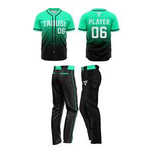 Derniers uniformes d'équipe de softball pour jeunes Maillots de baseball personnalisés et ensemble avec fonction de taille supérieure Nouveau design doux et confortable - Product Image 4