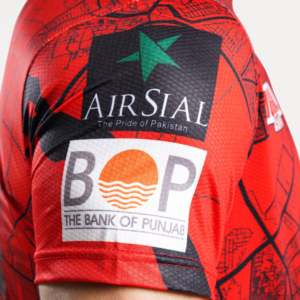 Lahore Qalandars Custom <b>Polyester</b> <b>T</b>-<b>Shirt</b> Set Girls' XL Away Kit with Sublimation and Printed Techniques Top and Short Styles - Product Image 5