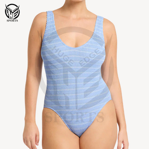 Maillots de bain une pièce légers et élégants pour femmes avec logo personnalisé en cristal sur le devant, séchage rapide - Product Image 5