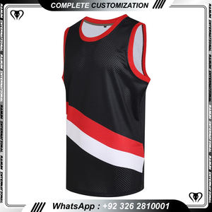 Uniformes en polyester à séchage rapide, uniformes de basket-ball pour jeunes, personnalisation de maillots de basket-ball pour homme - Product Image 2