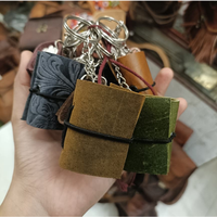 Mini deri notebooklar sevimli el yapımı cep dergisi anahtarlık 64 sayfa Vintage minik günlüğü estetik aşk tarzı hediye fikri