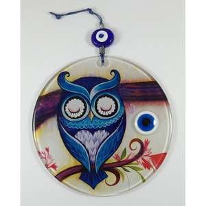 Adorno de pared de vidrio de 16x16 cm, herramienta de torneado artesanal para diseño de interiores - Product Image 6