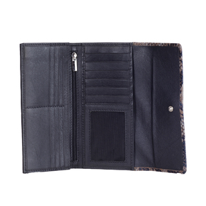 Premium Quality Handmade Croco Snake Printed Quilted Genuine Cow Leather <b>Wallets</b> Clutch <b>Girls</b> Casual Women Purse Handheld India - Product Image 6