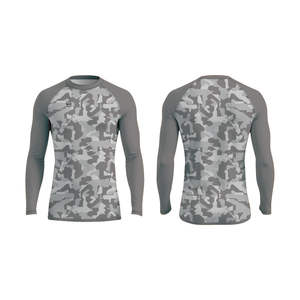 Rash Guard de compression athlétique unisexe à manches longues (polyester/spandex à séchage rapide 220g) pour MMA Fitness Wear - Product Image 3