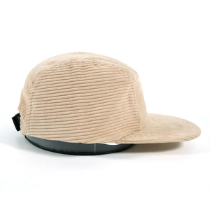 Gorras de pana de alta calidad Gorras de béisbol con logotipo bordado Snapback de camionero de alta calidad 5-Panel, 100% algodón - Product Image 5