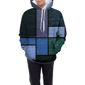 Vente en gros de sweat à capuche de haute qualité avec bloc de couleurs sweat à capuche en coton et polyester avec impression personnalisée pour hommes - Product Image 3