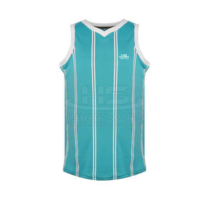 Impression par sublimation de logo maillot de basket-ball personnalisé pour homme maillot de basket-ball en polyester direct d'usine - Product Image 2