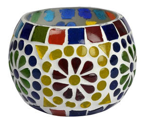 Portavelas Mosaico Vidrio Multicolor (Surtido) - Product Image 1