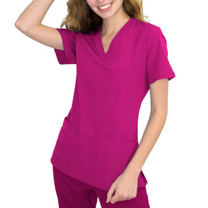 Uniformes de salle d'opération, blouses élégantes, douces, respirantes, uniformes de salon de spa, blouses dentaires colorées pour femmes - Product Image 3