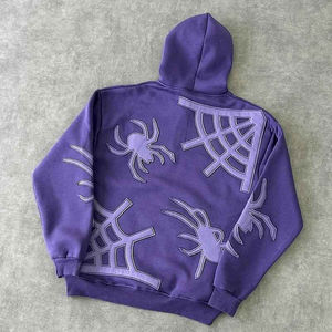 Sweat-shirt à capuche en coton 100% pour homme, taille plus, nouveau modèle 2025, imprimé numérique, coupe ample, poids lourd, logo personnalisé pour l'hiver - Product Image 4