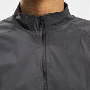 Ensemble de survêtements de jogging en nylon coupe-vent noir avec logo personnalisé brodé – Tenue décontractée 2026 - Product Image 3