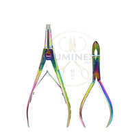 Más vendidos logotipo personalizado de alta calidad de acero inoxidable vientre oreja lengua tabique labio Piercing fórceps cuerpo Piercing herramientas