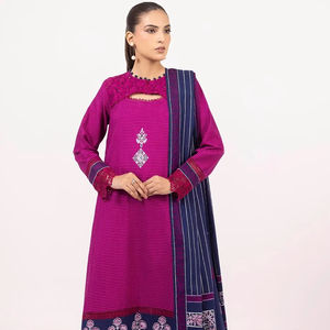 Vestidos informales de Invierno para mujer con escote de calidad, diseño lavable y sostenible ecológico, trajes populares al por mayor - Product Image 1