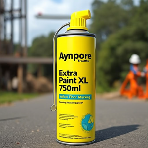 Peinture de marquage au sol Ampere Traffic Extra XL 750ml Jaune en spray - Product Image 3