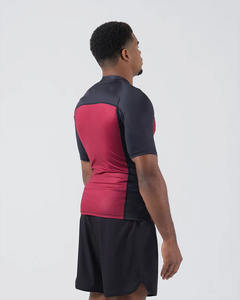 เสื้อยืดรัดรูปเข้ารูปสำหรับผู้ชายเสื้อใส่ออกกำลังกายแขนสั้นสำหรับฝึกชกมวยใส่ออกกำลังกายเล่นฟิตเนสเล่นกีฬาแบบกำหนดเอง - Product Image 5