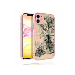 Coque de téléphone en silicone souple brillant à motifs de luxe de la série Nora pour iPhone 11, protection de l'appareil photo et apparence élégante - Product Image 1