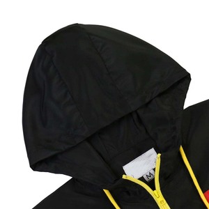 Chaqueta Cortavientos Impermeable y Ligera para Hombre, Talla Grande, con Capucha y Media Cremallera para Invierno - Product Image 5