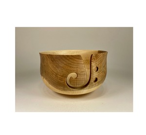 Bol en bois d'acacia | Support de fil durable fait main pour les amateurs de tricot - Product Image 5