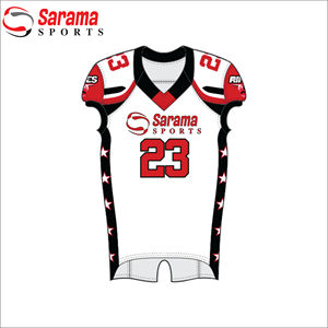 เสื้อเจอร์ซีย์ฝึกซ้อมแบบเฉพาะของโรงงาน,เครื่องแบบอเมริกันฟุตบอล Sublimated โลโก้ OEM ใส่ได้ทั้งผู้ชายและผู้หญิง - Product Image 1